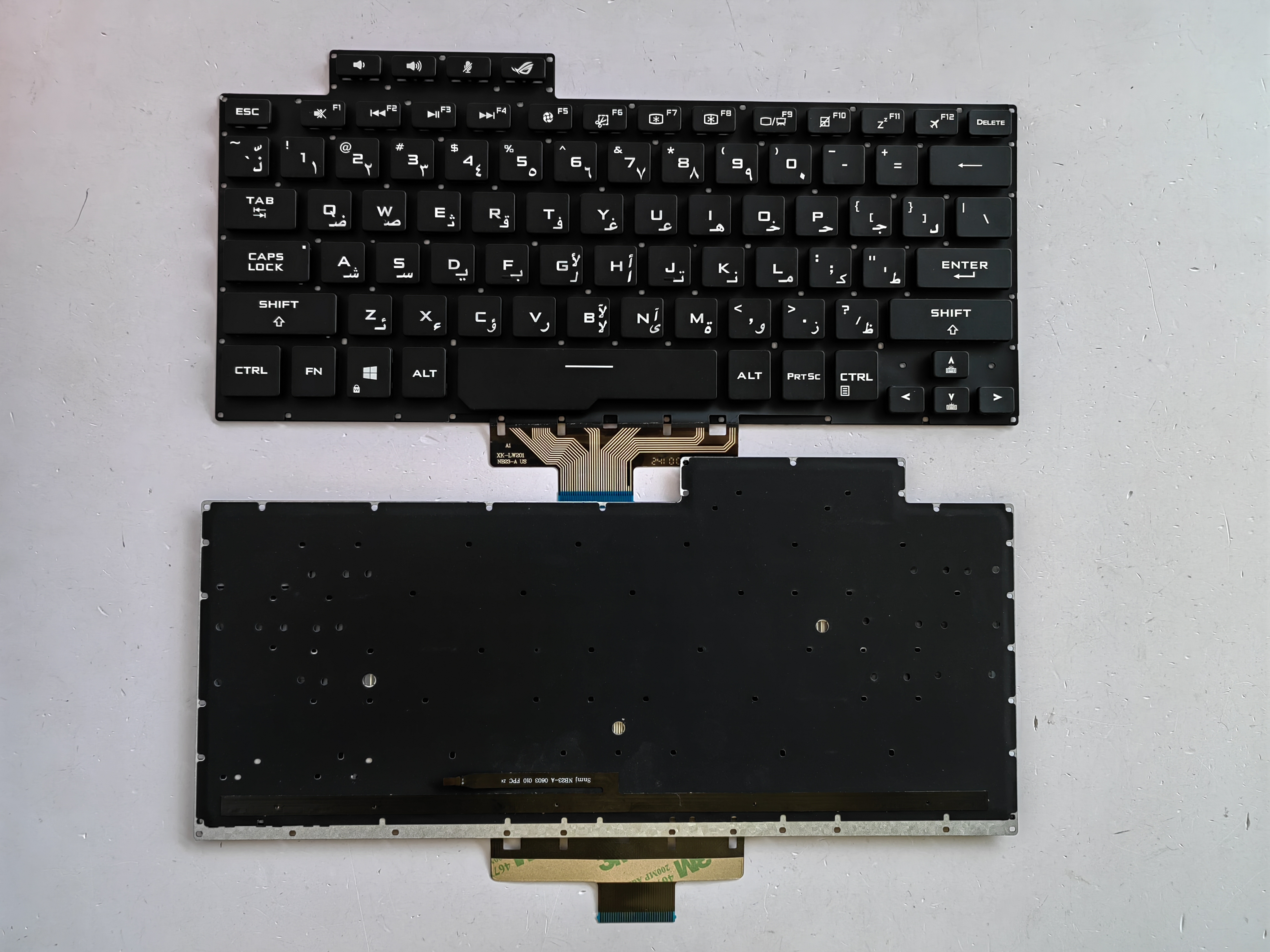 Picture of New Replacement Laptop Keyboard For ASUS GA401/G14 BLACK Backlit (OEM) AR Layout
